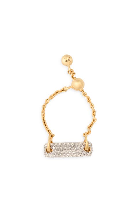 Havana Diamond Adjustable Friendship Ring