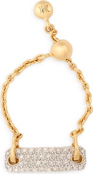 Monica Vinader Havana Diamond Adjustable Friendship Ring