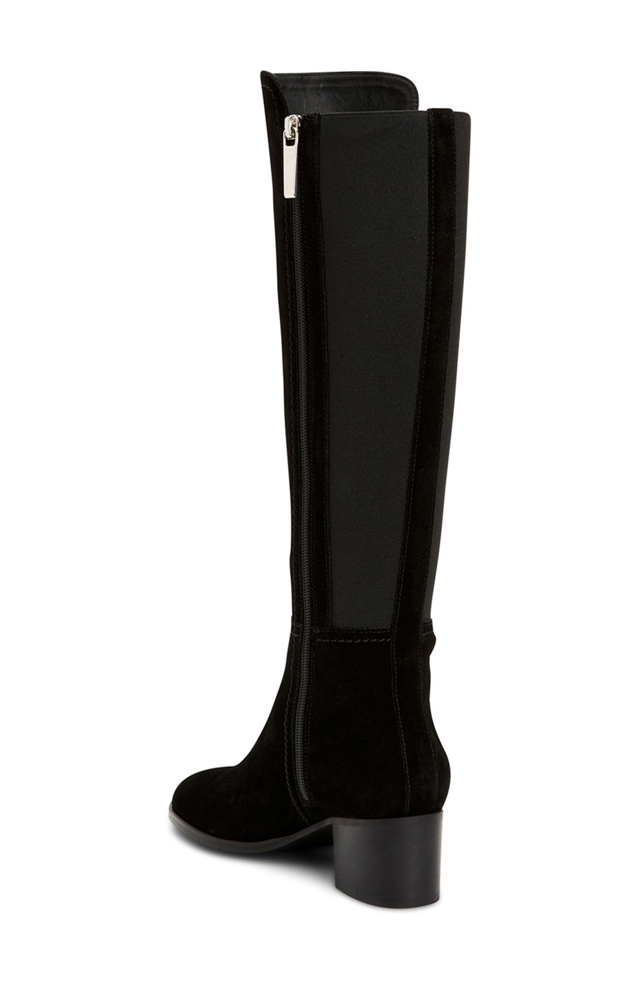 Nova Water Resistant Knee High Boot, Alternate, color, BLACK