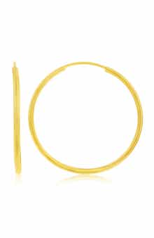 SIMONA 14K Yellow Gold Hoop Earrings