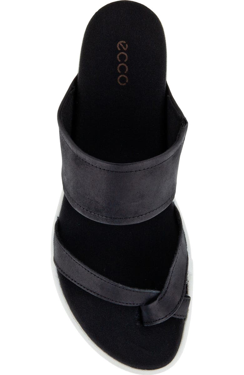 ECCO Damara Toe Loop Leather Slide Sandal, Alternate, color,