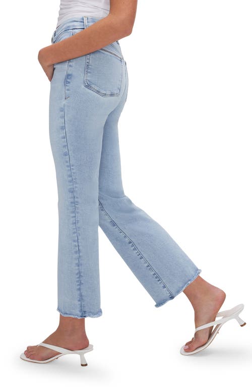 Good American Womens Ga Good Legs Crop Mini Boot-leg Mid-rise Stretch-denim Jeans Indigo510 In Indigo715