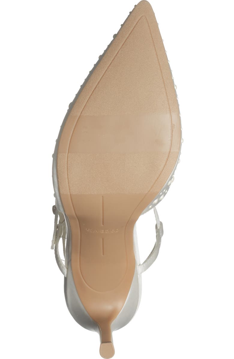 Dolce Vita Karly Embellished Pump, Alternate, color, White Crystal Satin