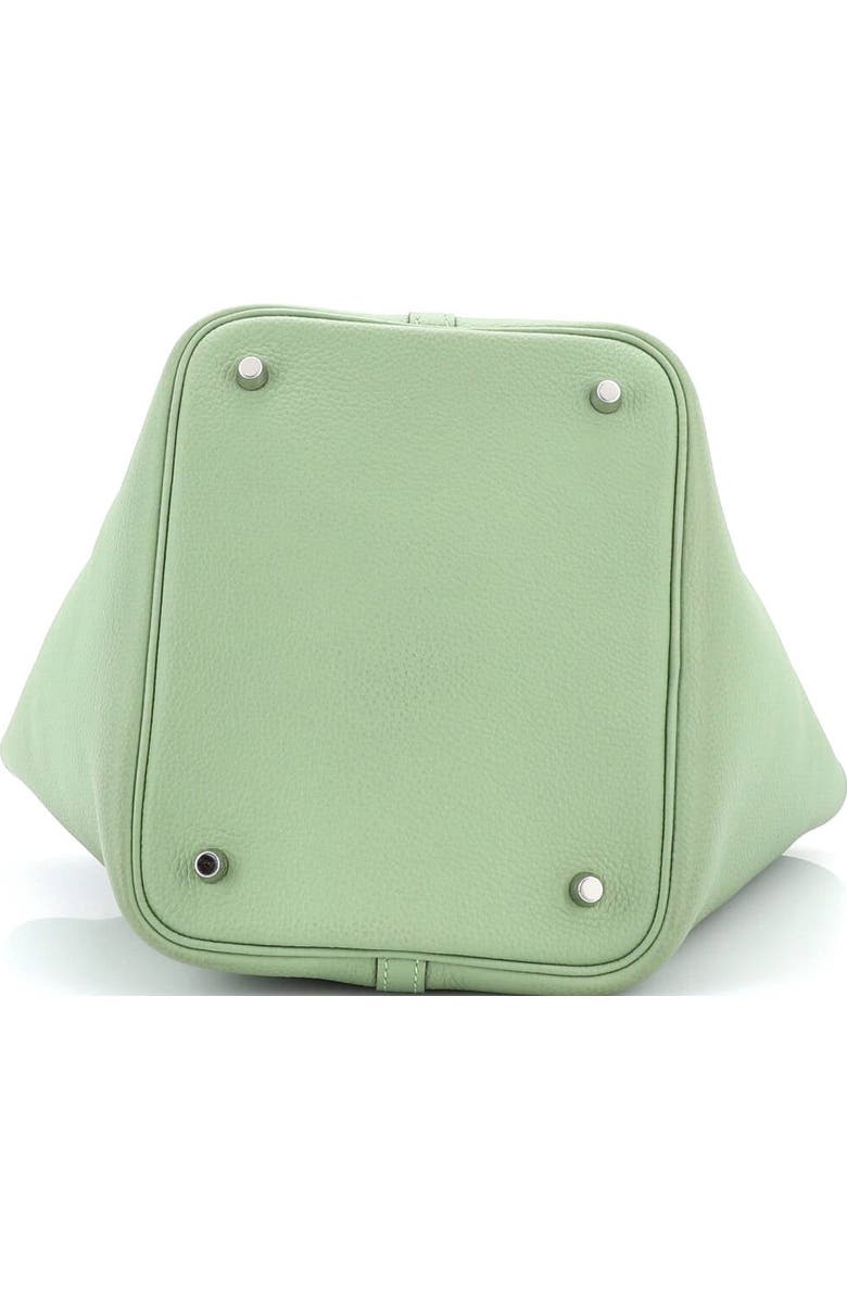Pre-Owned Hermes Picotin Lock Bag Clemence MM, Alternate, color, Vert Criquet
