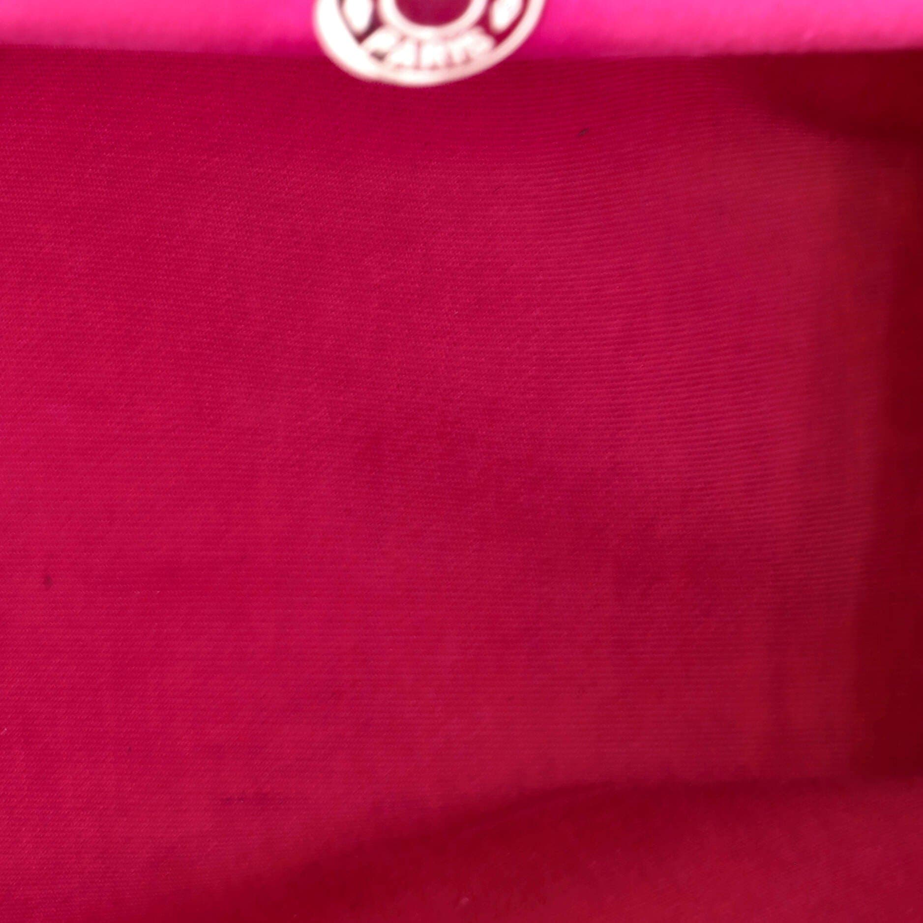 Pre-Owned Hermes Herbag Zip Leather and Toile 31, Alternate, color, Rose Pourpre