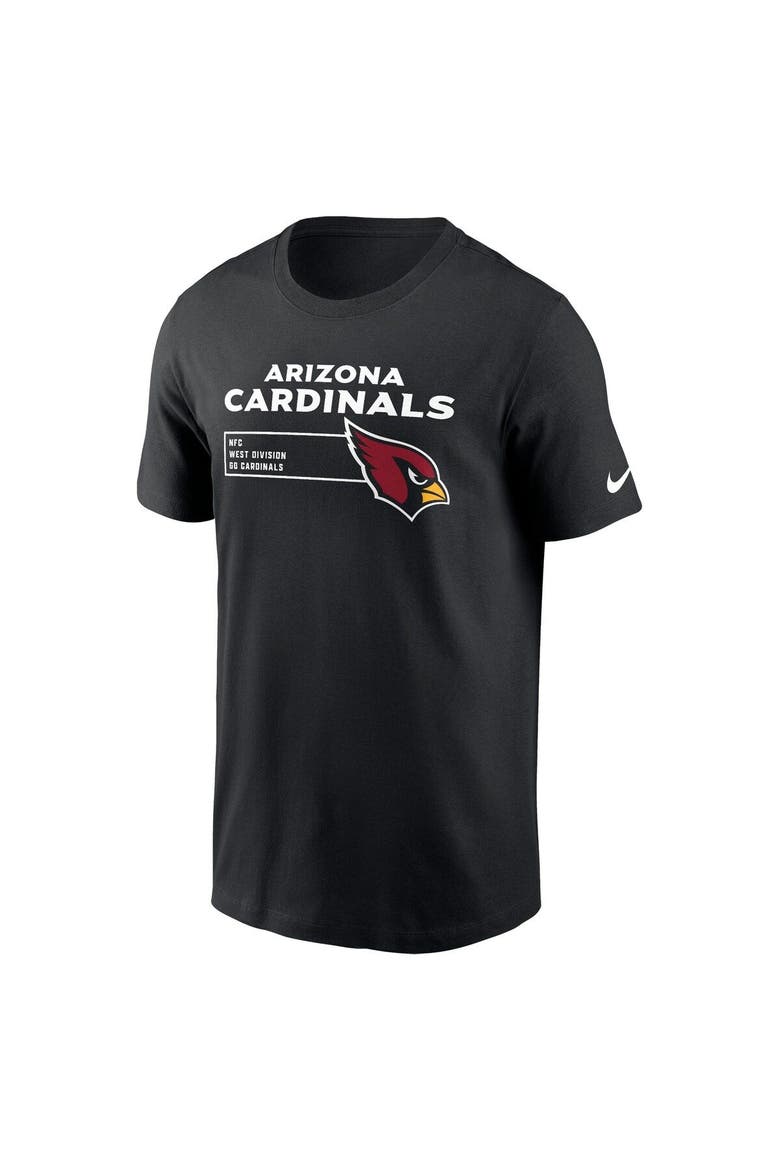 Men's Nike Black Arizona Cardinals Division Essential T-Shirt, Alternate, color, Black