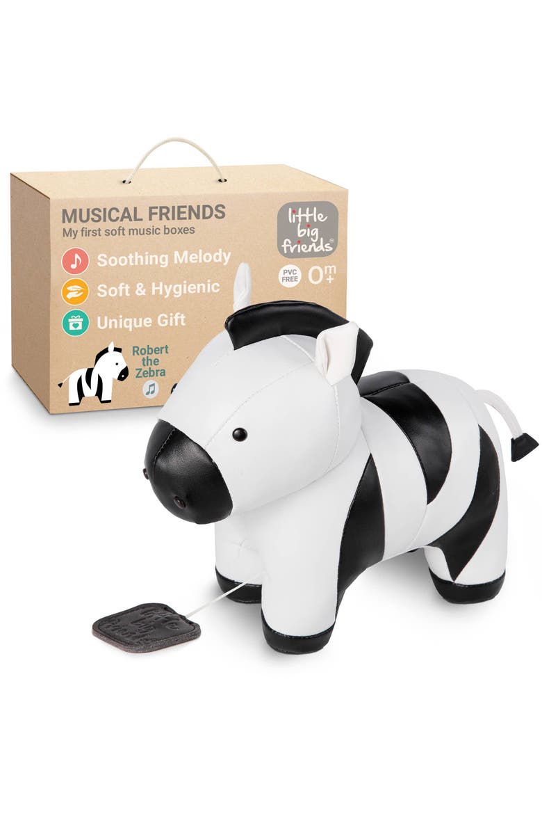 Musical Animals - Zebra, Plush Baby Music Box, Nursery Toy, Alternate, color, Multicolor