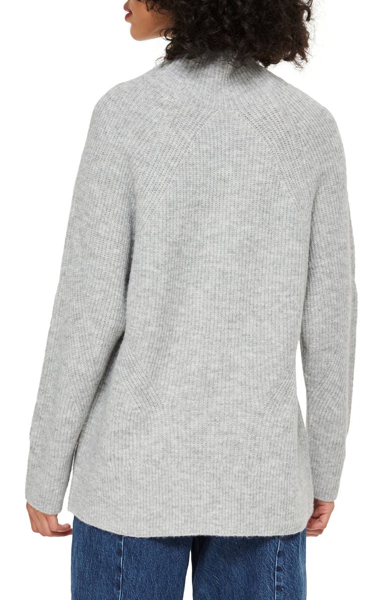 Topshop Raglan Turtleneck Neck Sweater, Alternate, color, 