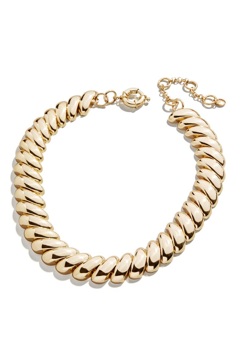 Teardrop Chain Link Necklace, Alternate, color, GOLD