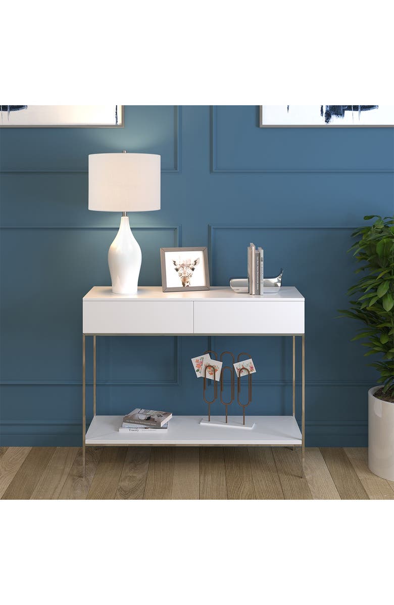 ADDISON AND LANE Niklas Table Lamp - White, Alternate, color,