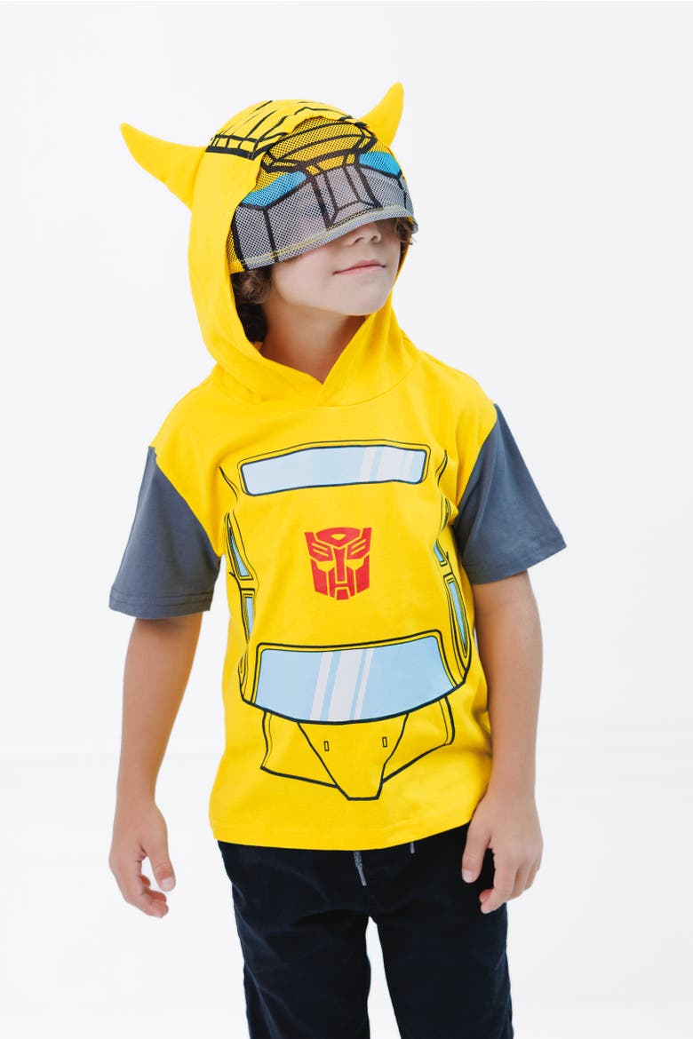 Cosplay Hooded T-Shirt, Alternate, color, Bumblebee Yellow