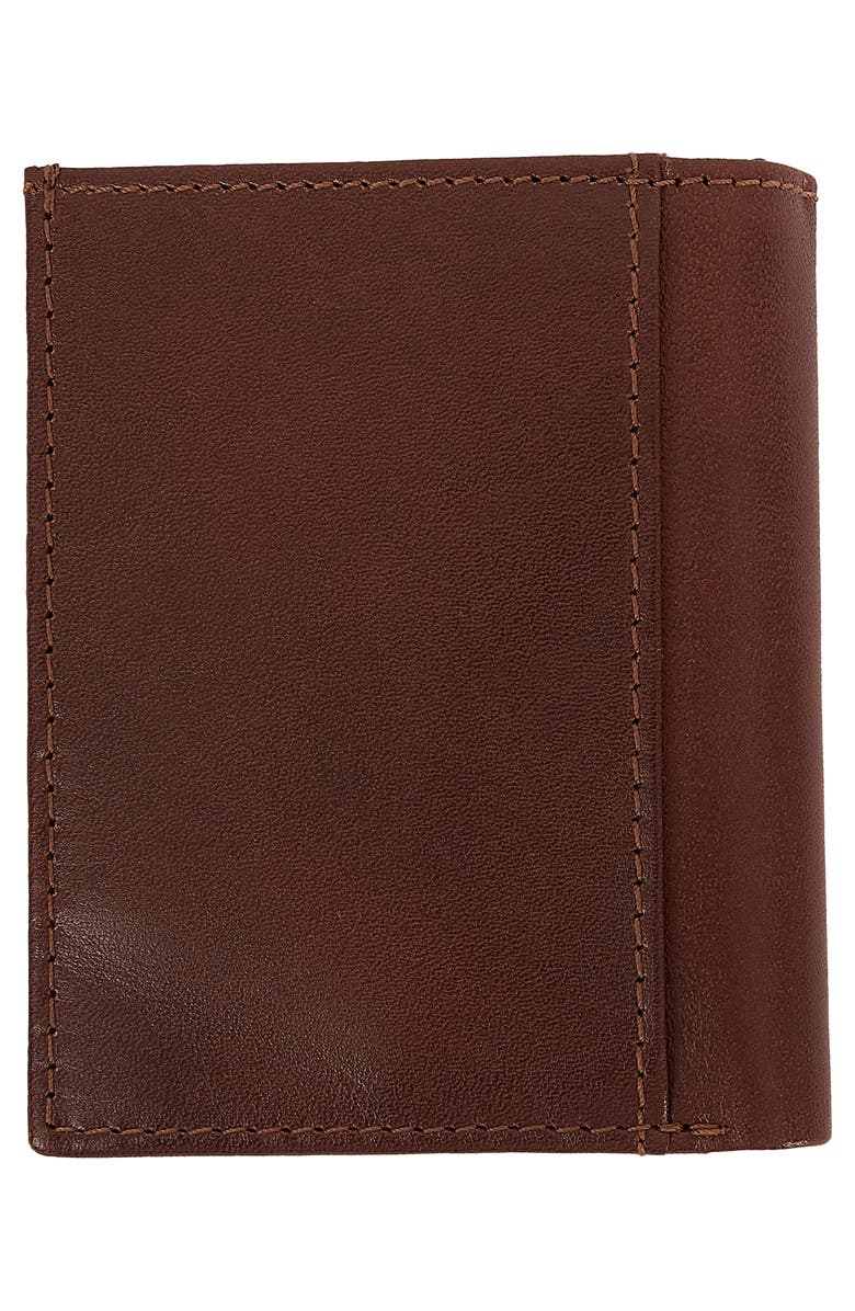 Barbour Small Colwell RFID Leather Bifold Wallet, Alternate, color, Brown/ Classic Tartan