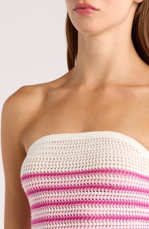Pacsun Great Open Stitch Tube Top In White