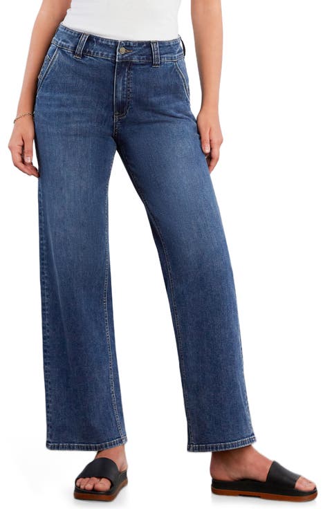 Kellie High Waist Relaxed Straight Leg Jeans