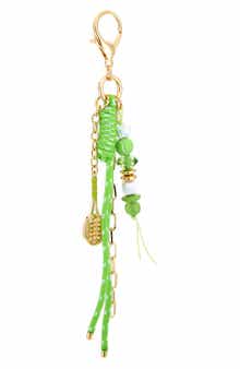 Leith Beaded Tennis Ball Bag Charm
