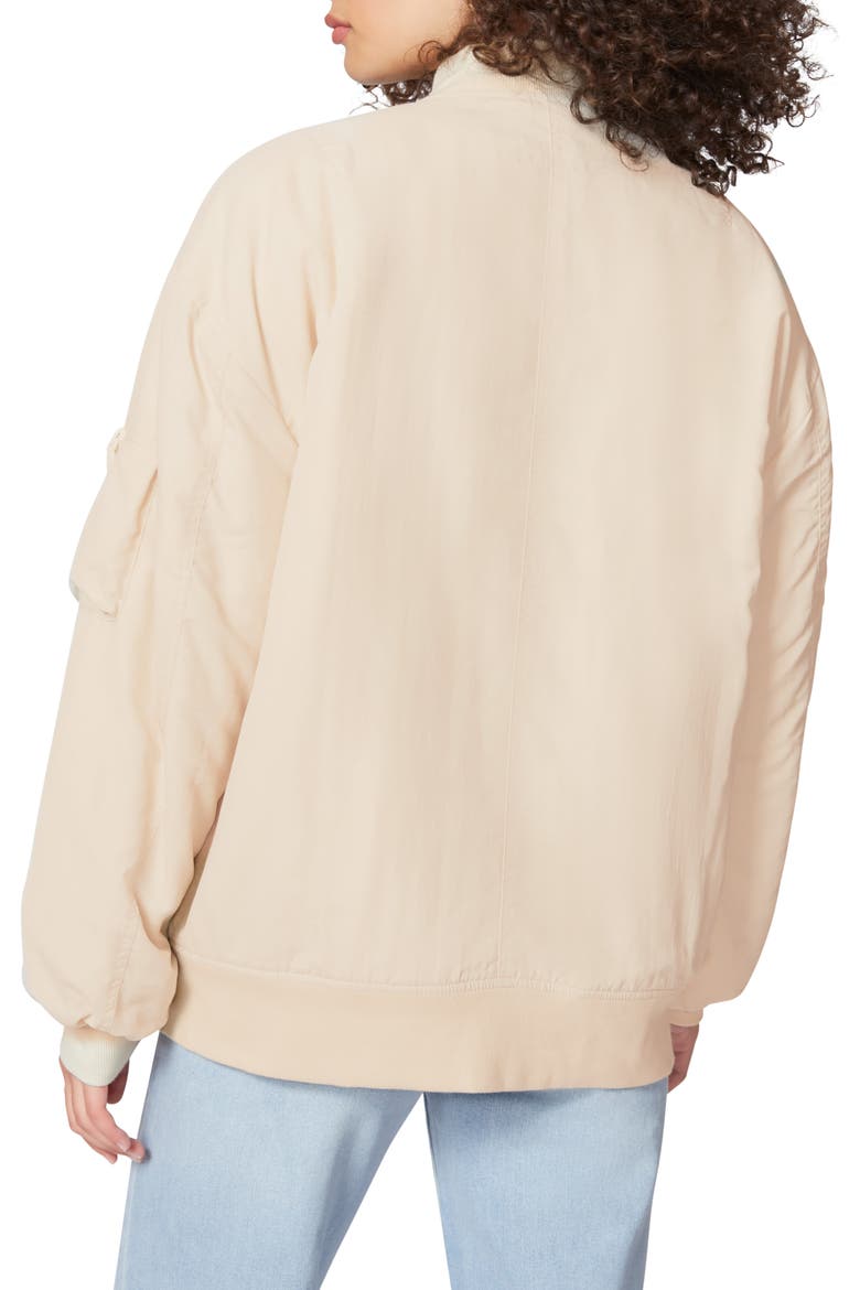 Oversize Bomber Jacket, Alternate, color, WHITECAP GREY