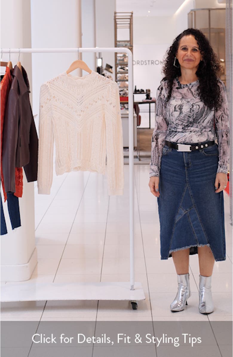 Espina Open Stitch Sweater, sales video thumbnail