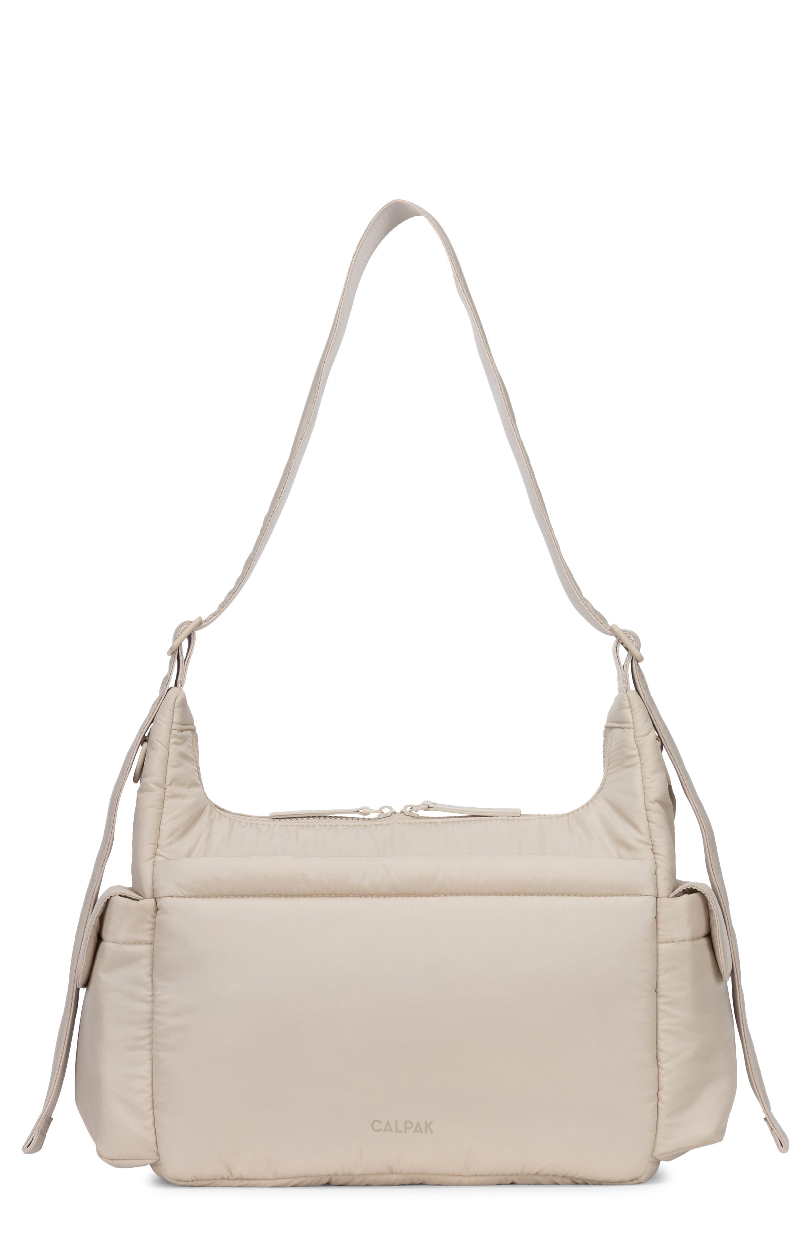 CALPAK Diaper Crossbody Bag, Main, color, Oatmeal