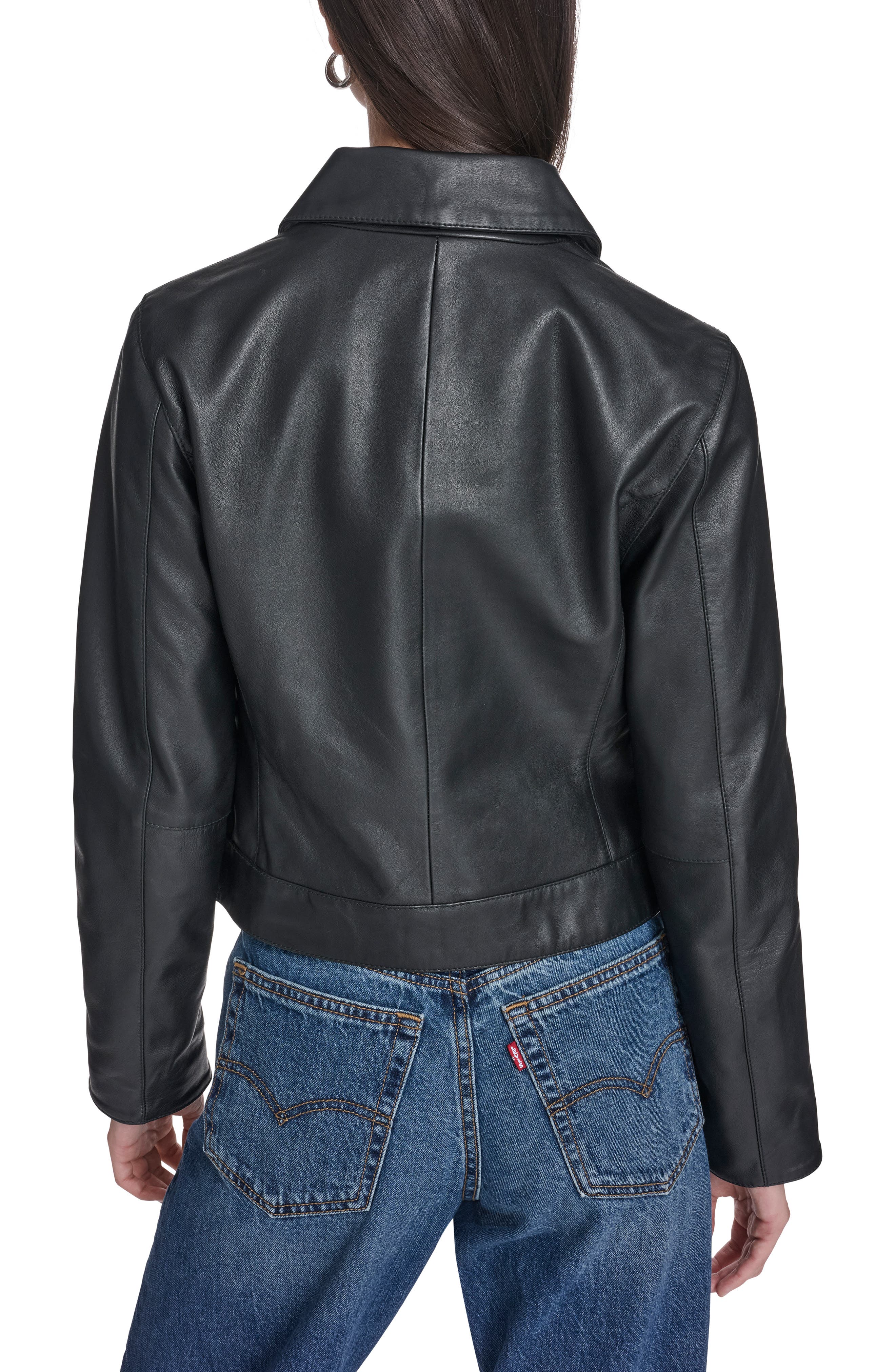 Leather Zip Jacket - image 2