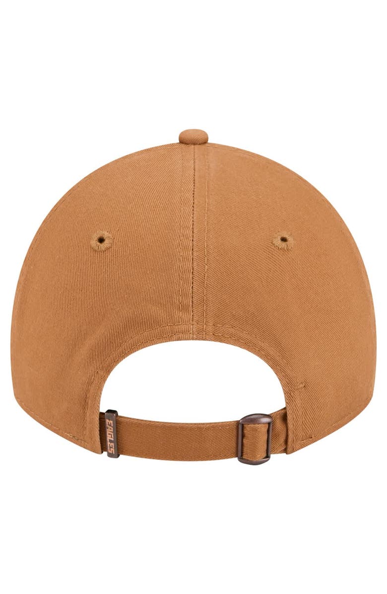 New Era Men's New Era Brown Philadelphia Eagles  Stamp 9TWENTY Adjustable Hat, Alternate, color, Brown