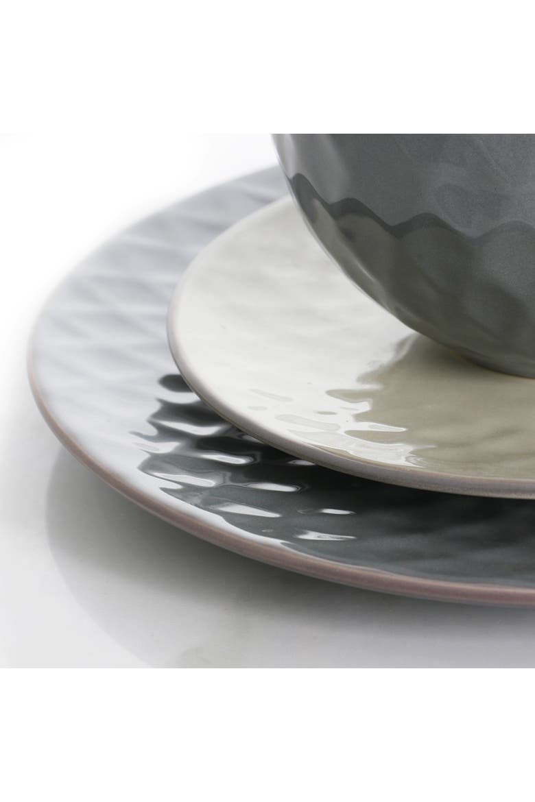 Tahitian Pearl 16 Piece Stoneware Dinnerware Set, Alternate, color, White
