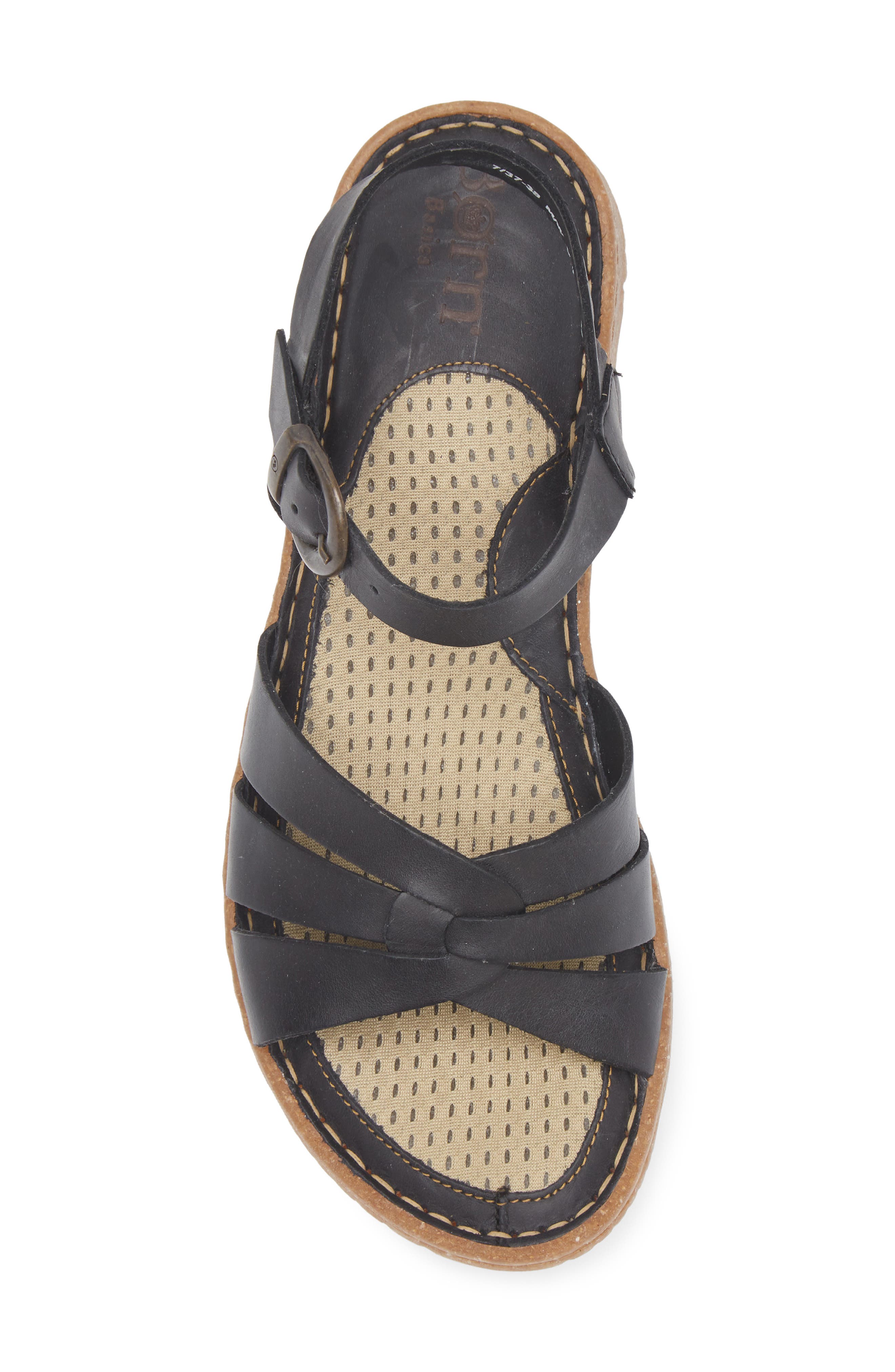 Børn Tabra II Sandal, Alternate, color, Black Leather