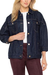 Liverpool Los Angeles Drop Shoulder Denim Jacket
