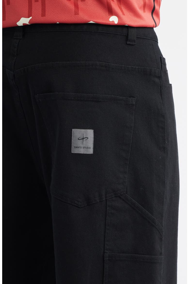 Painter Shorts, Alternate, color, BLACK