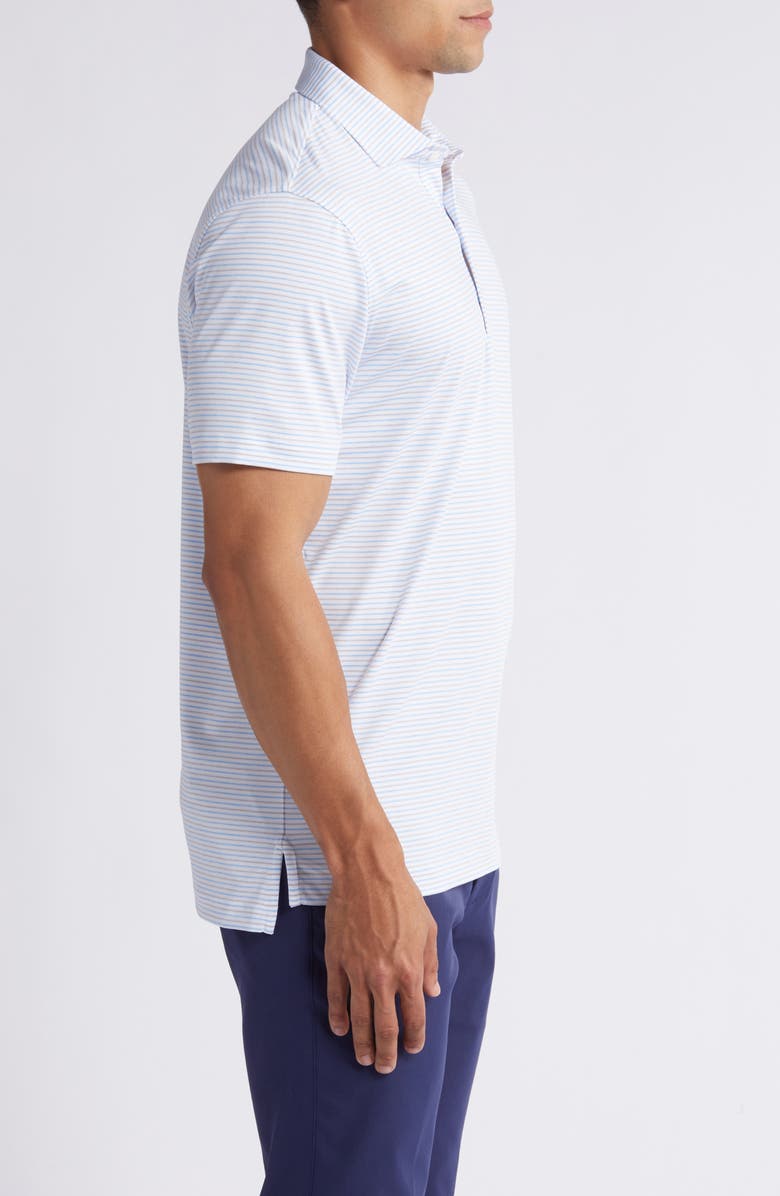 johnnie-O Vik Stripe PREP-FORMANCE Polo, Alternate, color, Seal
