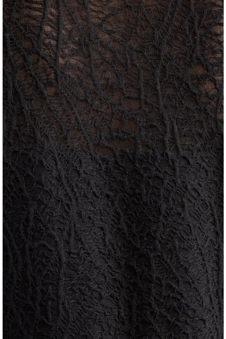 Cobweb Lace Minidress, Alternate, color, BLACK