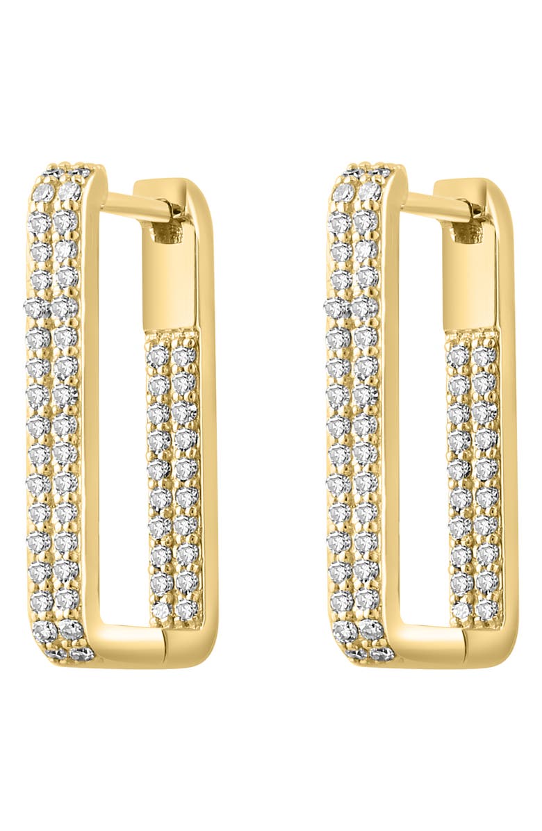 EFFY Diamond Huggie Hoop Earrings - 0.55ct., Alternate, color, 