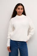 Kaffe KAbess Crew Neck Long Sleeve Pullover