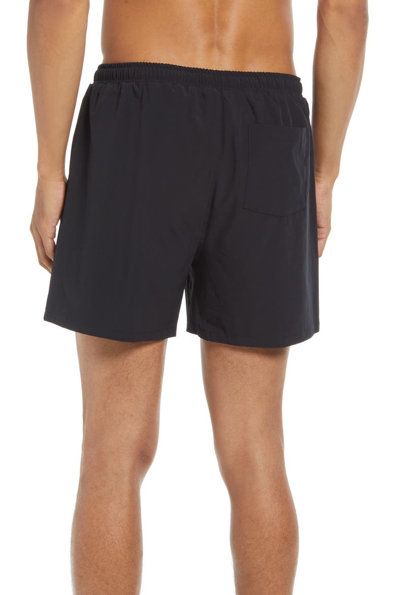 Classic Swim Trunks, Alternate, color, BLACK