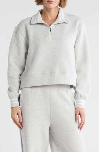 YOGALICIOUS The Varsity Fleece Half Zip Pullover