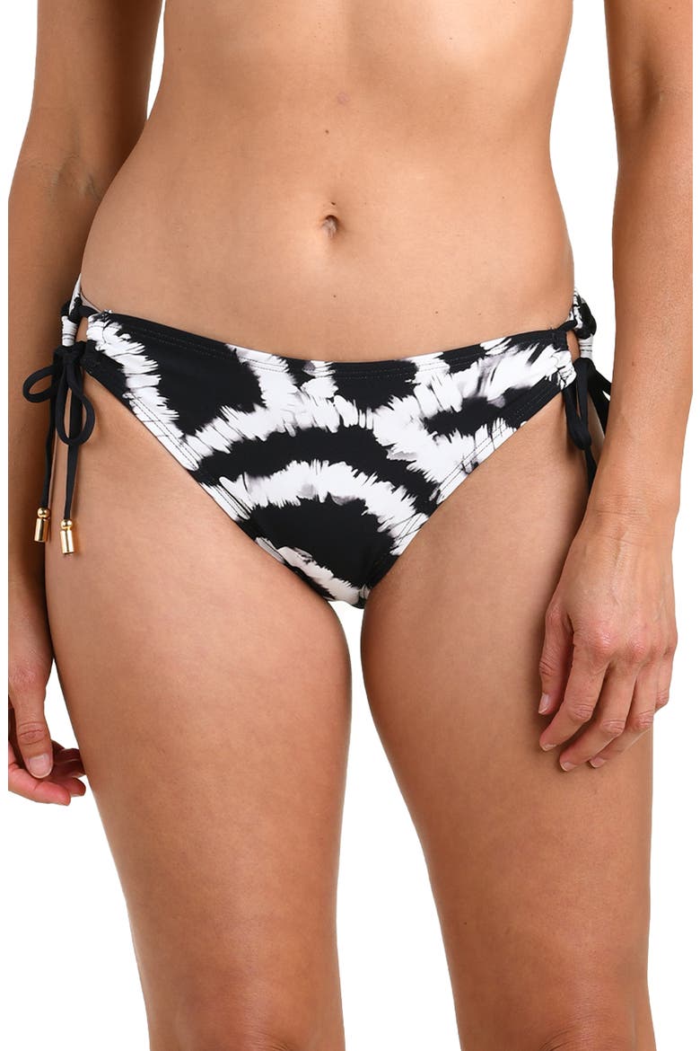 Shadows Adjustable Loop Bikini Bottoms, Main, color, BLACK
