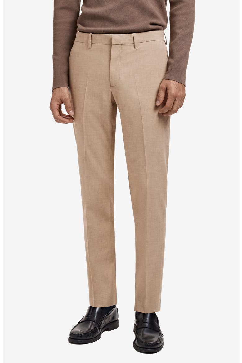 Paris Slim Fit Suit Pants, Alternate, color, BEIGE