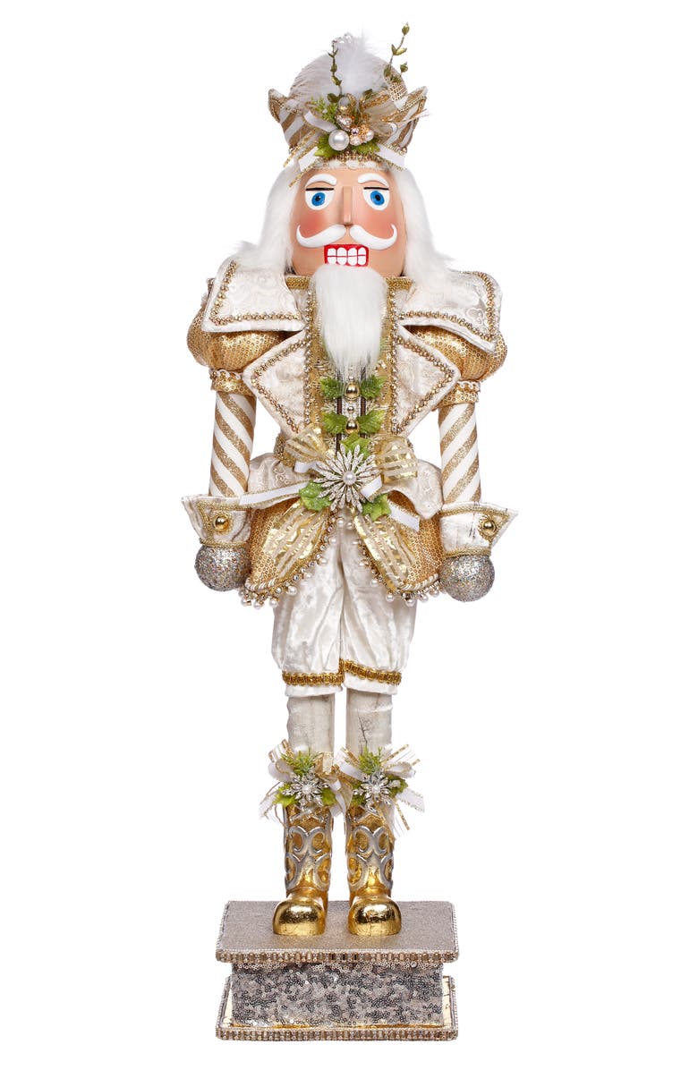 Mark Roberts White Christmas Nutcracker, Medium, Main, color, White