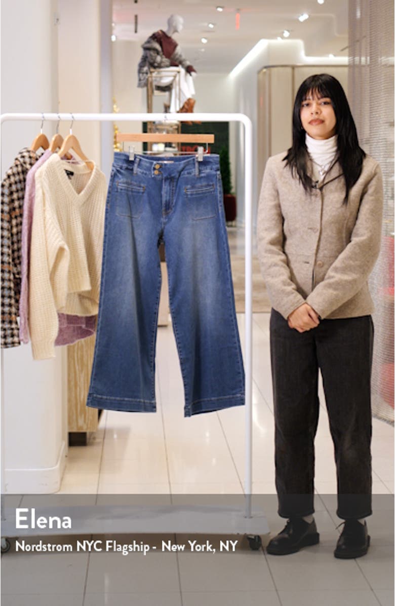 Meg High Waist Ankle Wide Leg Jeans, sales video thumbnail