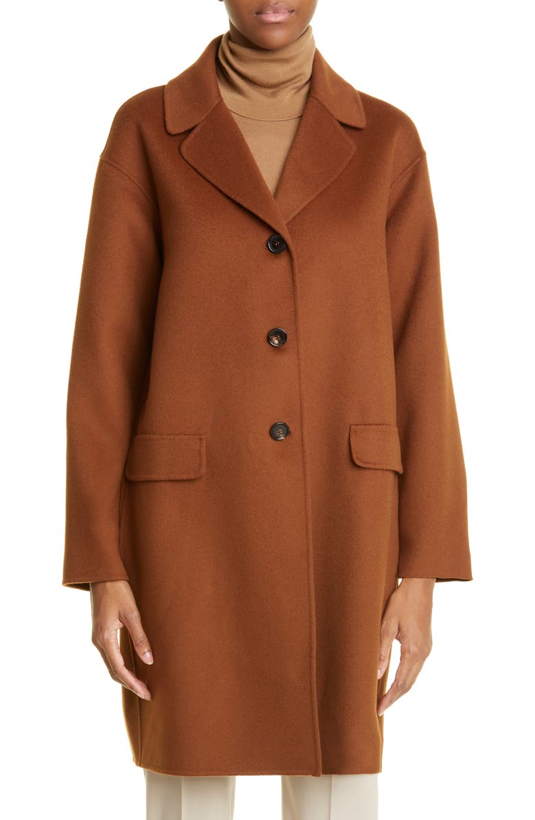 Max Mara Priamo Virgin Wool Coat, Main, color,