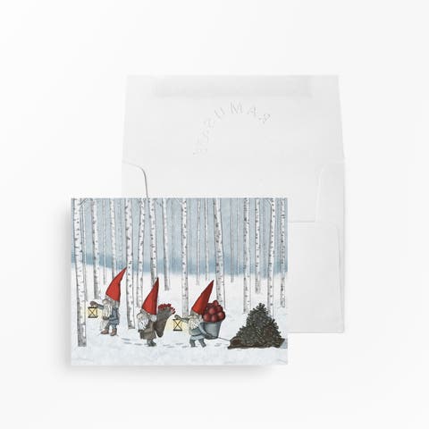 Holiday Winter Greeting Cards "Nordic Gnomes"