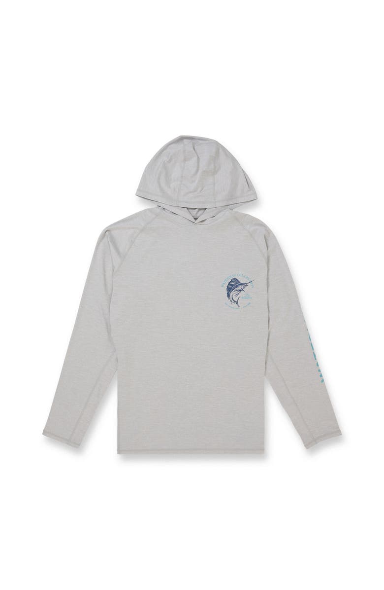 Quiksilver Marley Hoody Long Sleeve Shirt, Alternate, color, Light Grey Hth