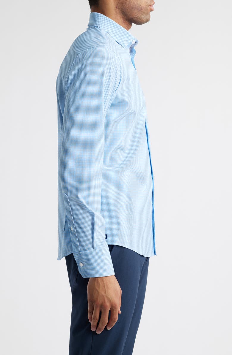 Mizzen+Main Leeward Trim Fit No Tuck Microdot Button-Up Shirt, Alternate, color, Provence Circle Print