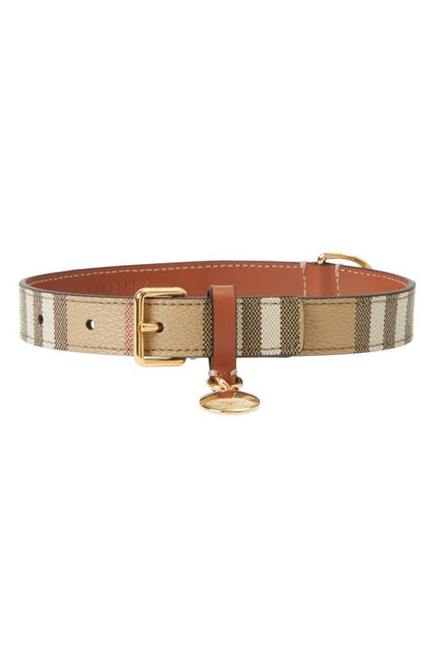 Check Dog Collar