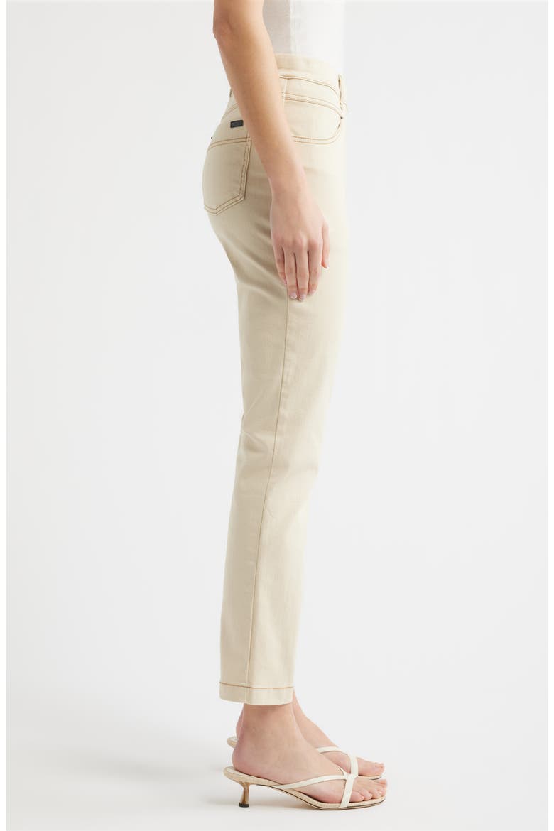 Crosshatch Denim Straight Leg Leggings, Alternate, color, ECRU