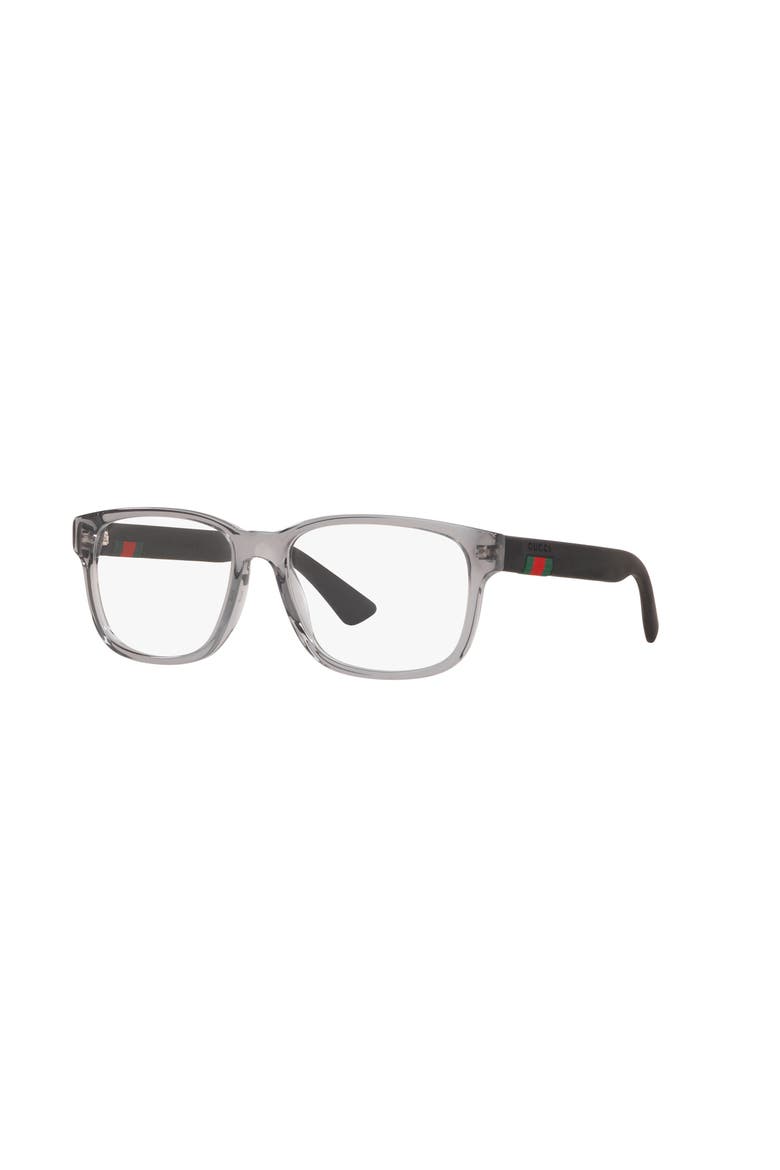55mm Rectangle optical glasses, Main, color, Grey