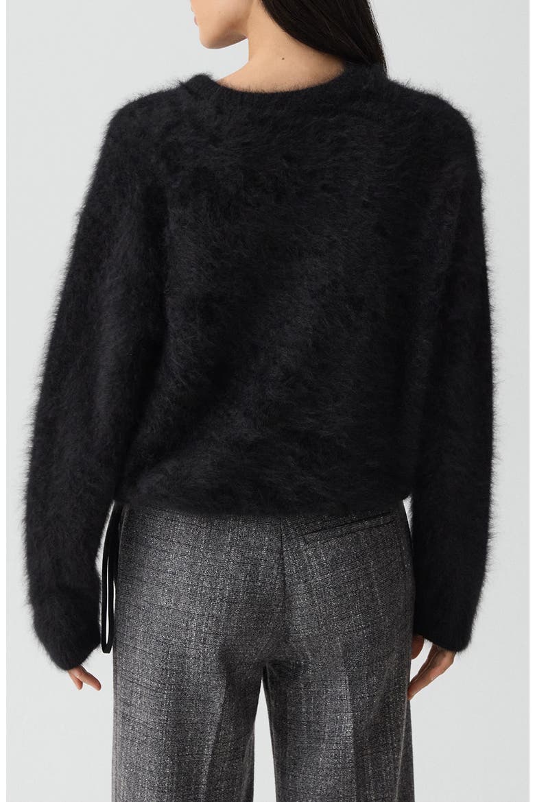Brushed Cashmere Sweater, Alternate, color, BLACK