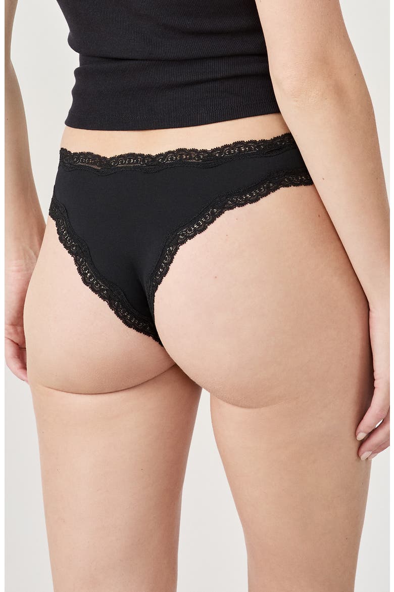 Jim Micro 3-Pack Thongs, Alternate, color, BLACK