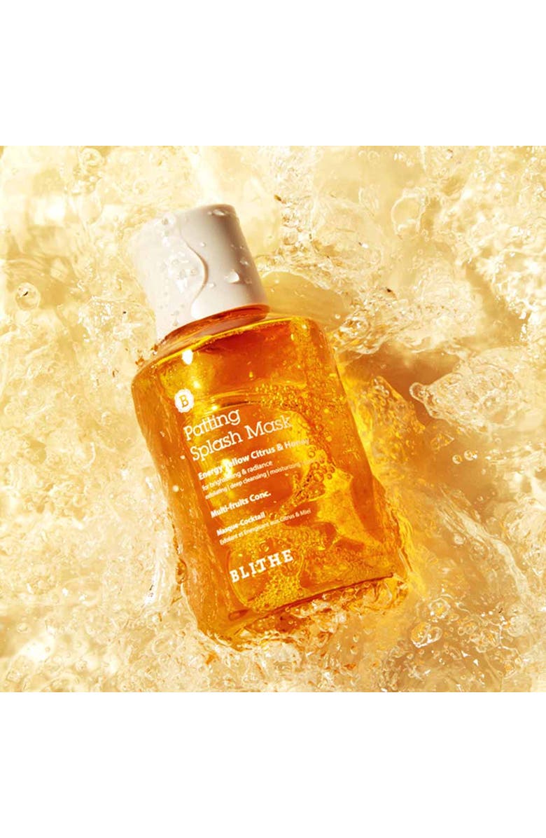 BLITHE Patting Splash Mask Yellow Energy Citrus and Honey, Alternate, color, 