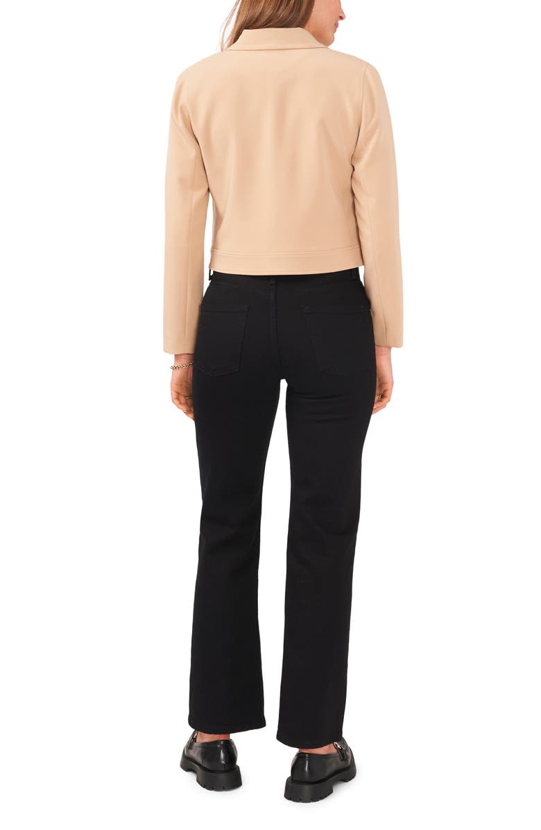Vince Camuto Notched Lapel Crop Blazer, Alternate, color, Fall Camel