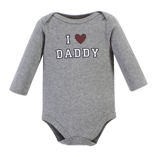 Hudson Baby Cotton Long-sleeve Bodysuits 3-pack In Multi